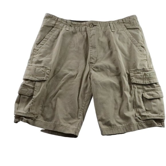UNION BAY Shorts Men's Cargo Pockets Relaxed Fit Brown Size 42 - Picture 1 of 12